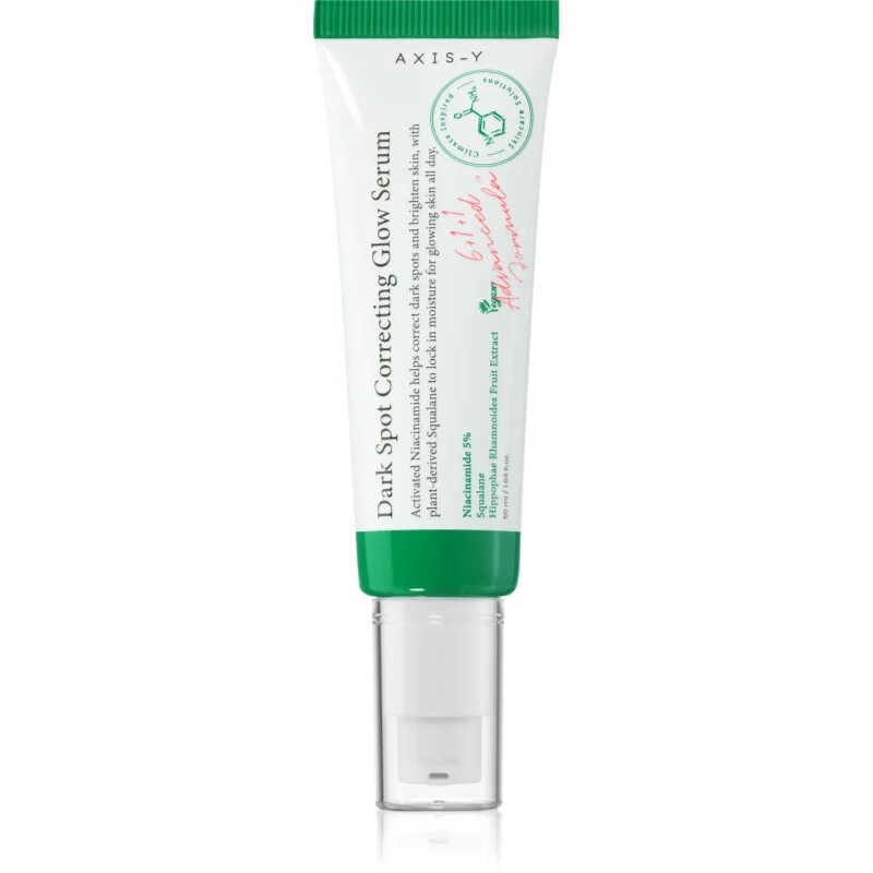 AXIS-Y 6+1+1 Advanced Formula Dark Spot Correcting Glow Serum regeneracijski in posvetlitveni serum za kožo s hiperpigmentacijo 50 ml