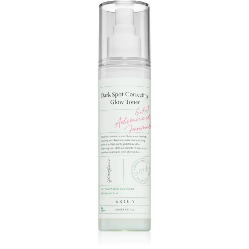 AXIS-Y 6+1+1 Advanced Formula Dark Spot Correcting Glow Toner posvetlitveni tonik za kožo s hiperpigmentacijo 125 ml