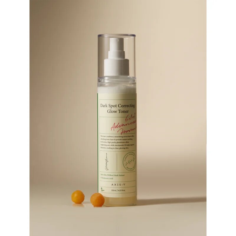 AXIS-Y 6+1+1 Advanced Formula Dark Spot Correcting Glow Toner posvetlitveni tonik za kožo s hiperpigmentacijo 125 ml