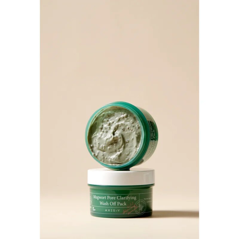 AXIS-Y 6+1+1 Advanced Formula Mugwort Pore Clarifying Wash Off Pack globoko čistilna maska s pomirjajočim učinkom 100 ml