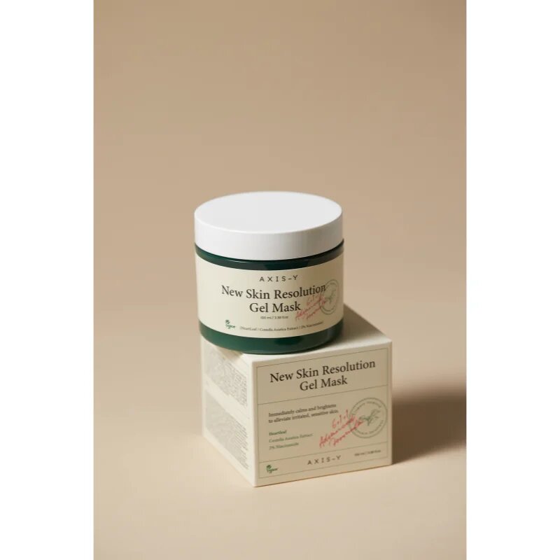AXIS-Y 6+1+1 Advanced Formula New Skin Resolution Gel Mask pomirjajoča gelasta maska s hladilnim učinkom 100 ml