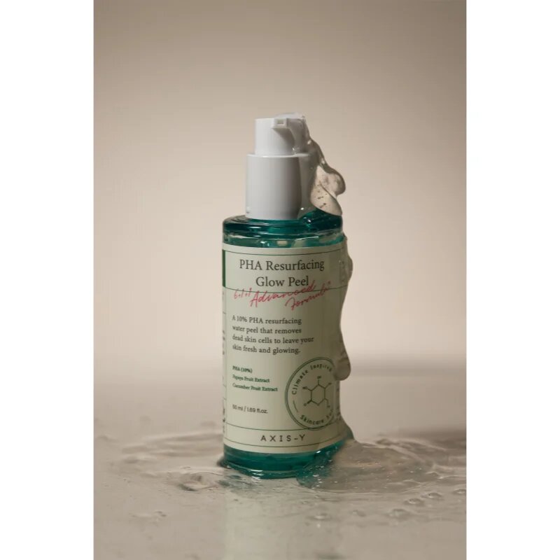 AXIS-Y 6+1+1 Advanced Formula PHA Resurfacing Glow Peel čistilni piling za obraz za osvetlitev kože 50 ml