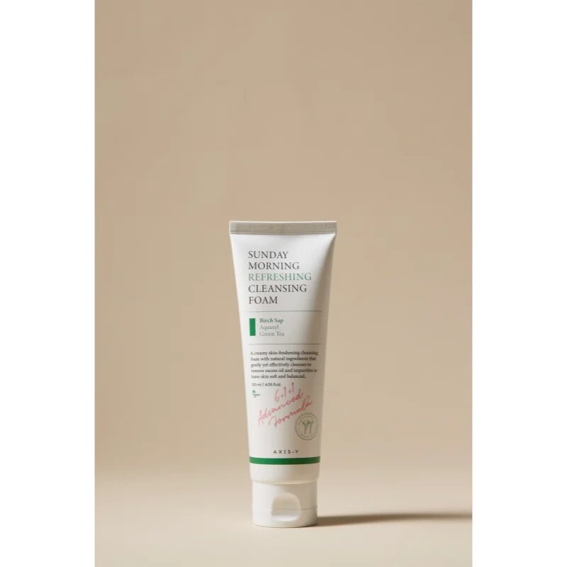 AXIS-Y 6+1+1 Advanced Formula Sunday Morning Refreshing Cleansing Foam globinsko čistilna kremasta pena za občutljivo kožo 120 ml