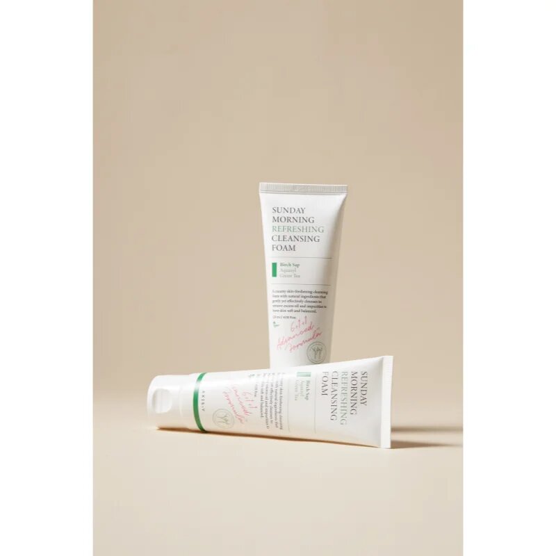 AXIS-Y 6+1+1 Advanced Formula Sunday Morning Refreshing Cleansing Foam globinsko čistilna kremasta pena za občutljivo kožo 120 ml