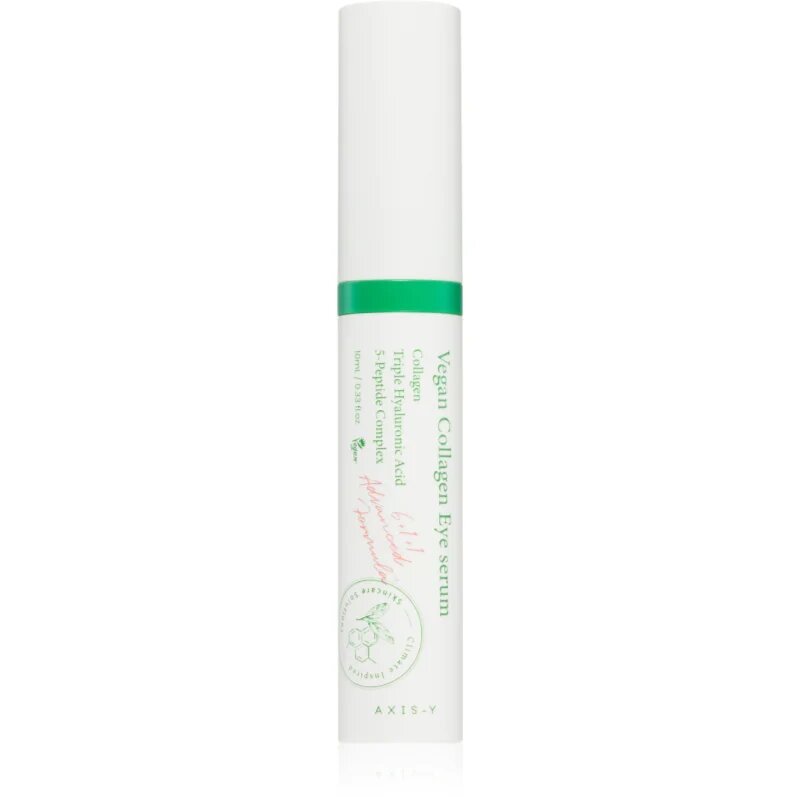 AXIS-Y 6+1+1 Advanced Formula Vegan Collagen Eye Serum serum za predel okoli oči proti oteklinam in gubam s kolagenom 10 ml