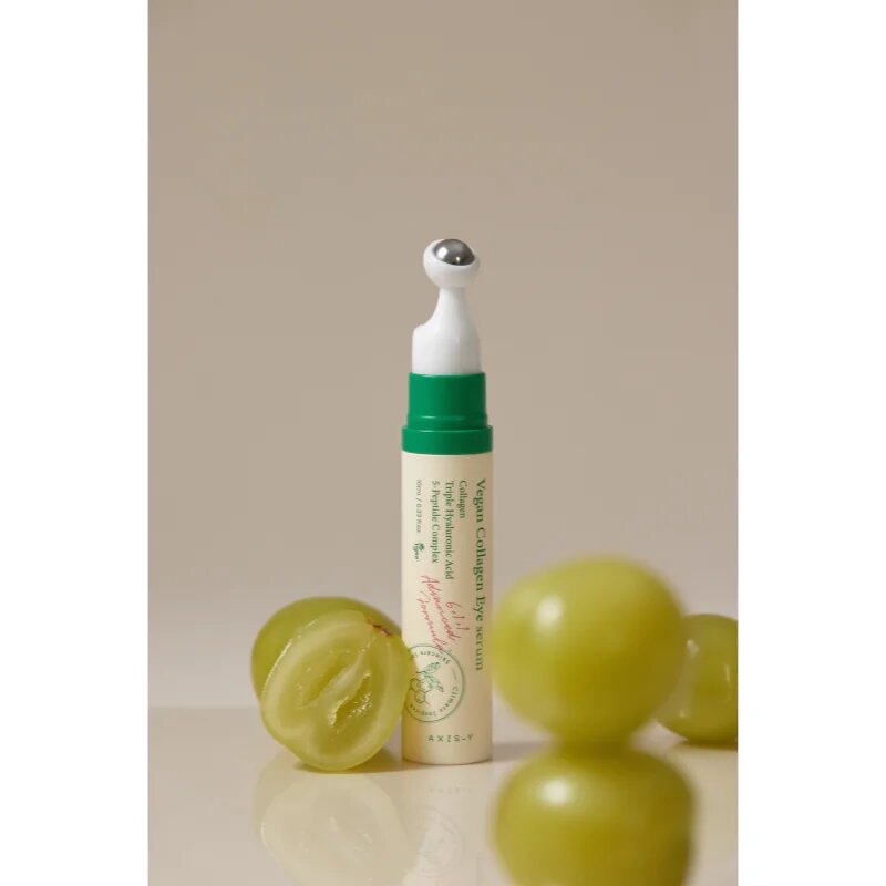 AXIS-Y 6+1+1 Advanced Formula Vegan Collagen Eye Serum serum za predel okoli oči proti oteklinam in gubam s kolagenom 10 ml