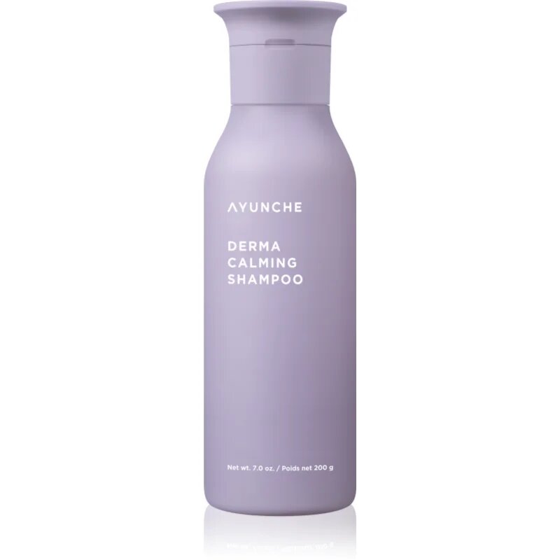 AYUNCHE Derma Calming Shampoo pomirjevalni šampon za suhe lase in občutljivo lasišče 200 ml