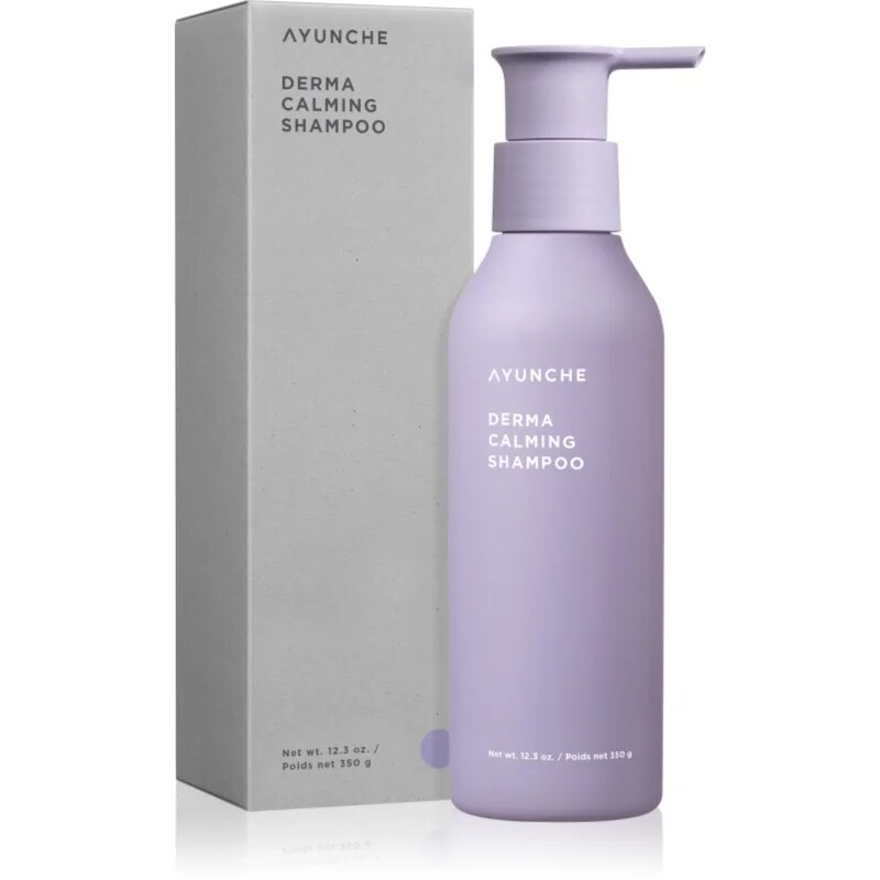 AYUNCHE Derma Calming Shampoo pomirjevalni šampon za suhe lase in občutljivo lasišče 350 g
