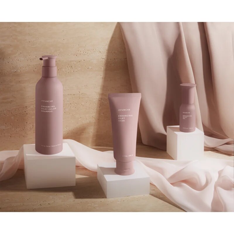 AYUNCHE Enhancing Silky Mask maska za lase za poškodovane lase 200 ml