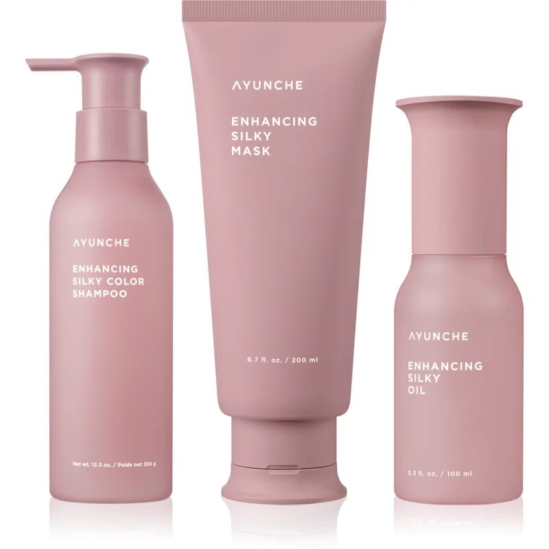 AYUNCHE Enhancing Silky set za poškodovane lase