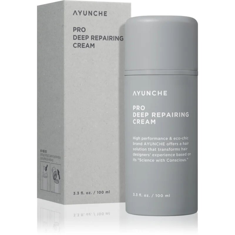AYUNCHE Pro Deep Repairing Cream globinsko regeneracijska krema za poškodovane lase 100 ml
