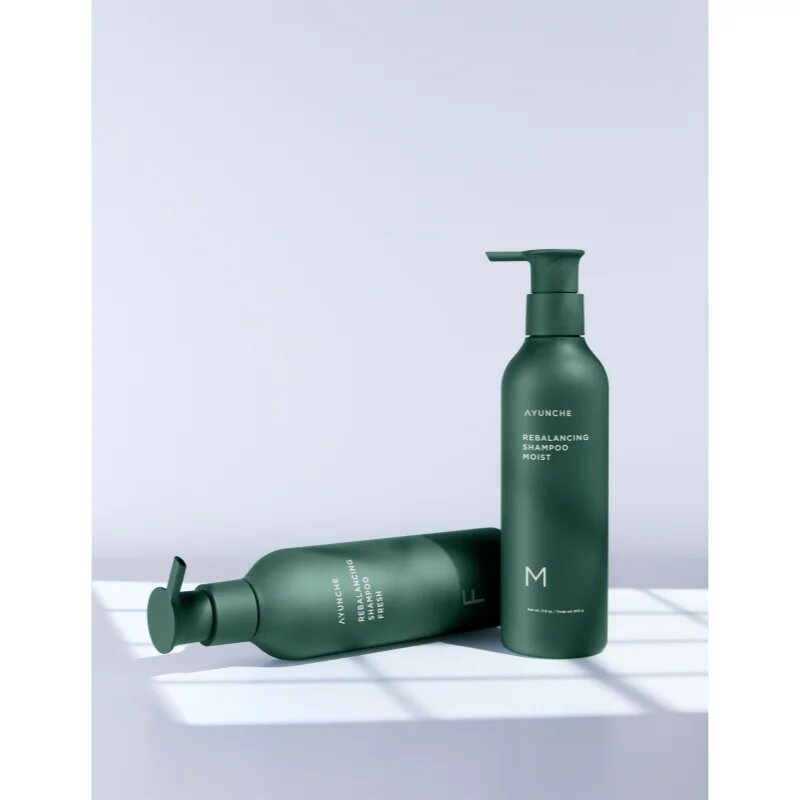 AYUNCHE Rebalancing Shampoo Moist šampon proti redčenju in izpadanju las z vlažilnim učinkom 350 g