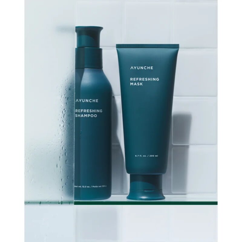 AYUNCHE Refreshing Shampoo osvežujoči šampon za mastne lase in lasišče 350 g