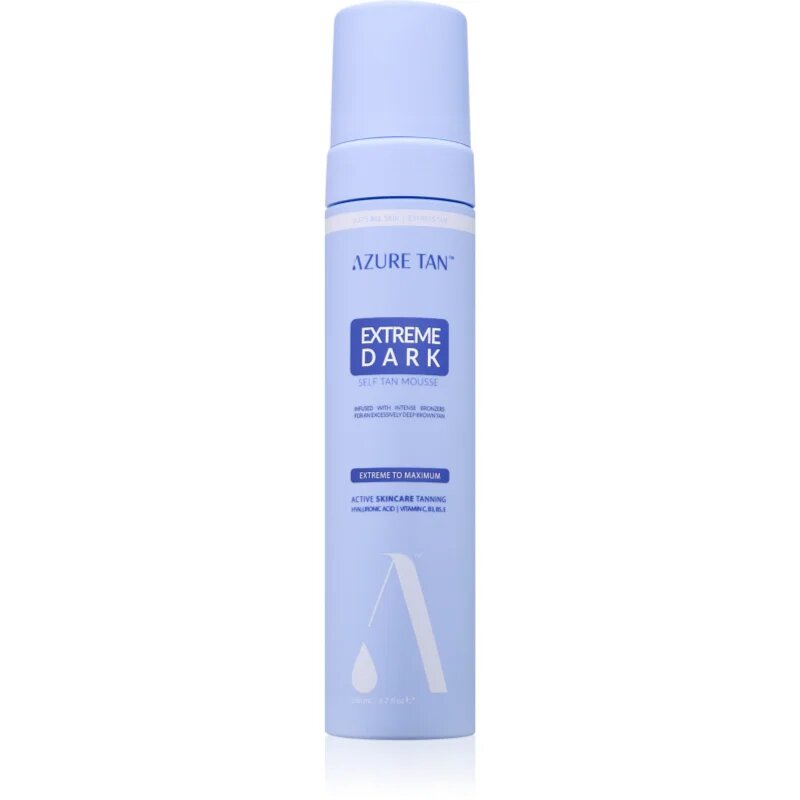 Azure Tan Extreme Dark samoporjavitvena pena odtenek Extreme To Maximum 200 ml