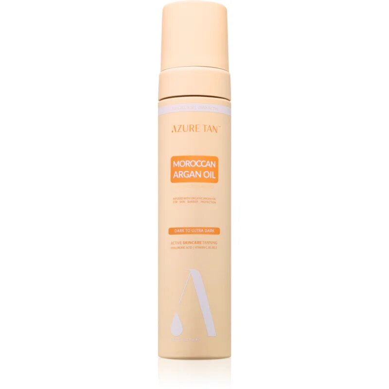 Azure Tan Maroccan Argan Oil samoporjavitvena pena za telo odtenek Dark To Ultra Dark 200 ml