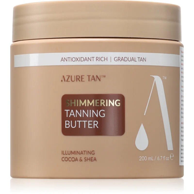 Azure Tan Shimmering tonirani balzam za telo z bleščicami 200 ml