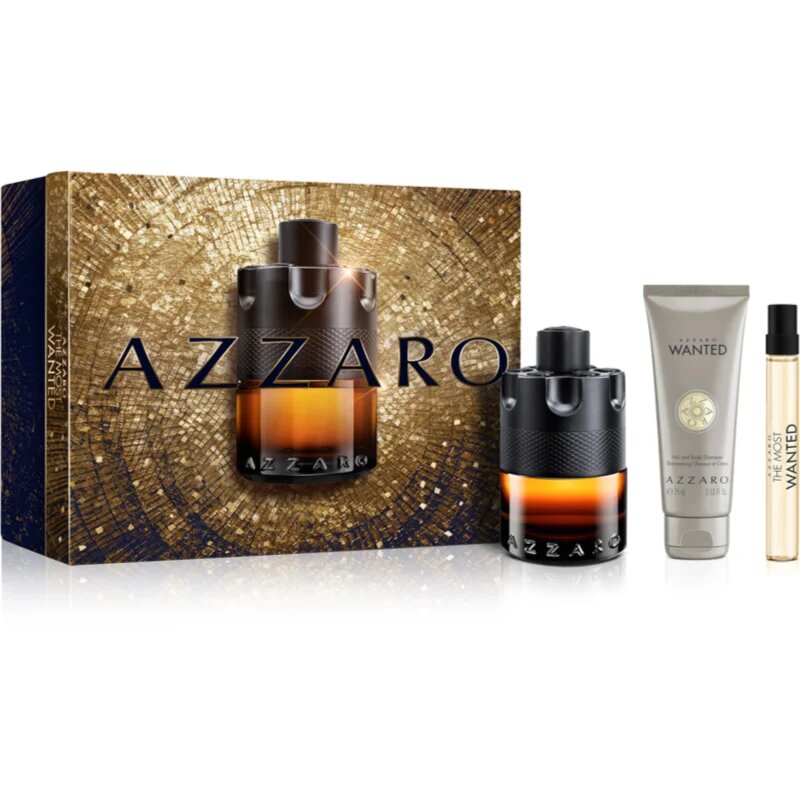 Azzaro The Most Wanted Parfum darilni set za moške