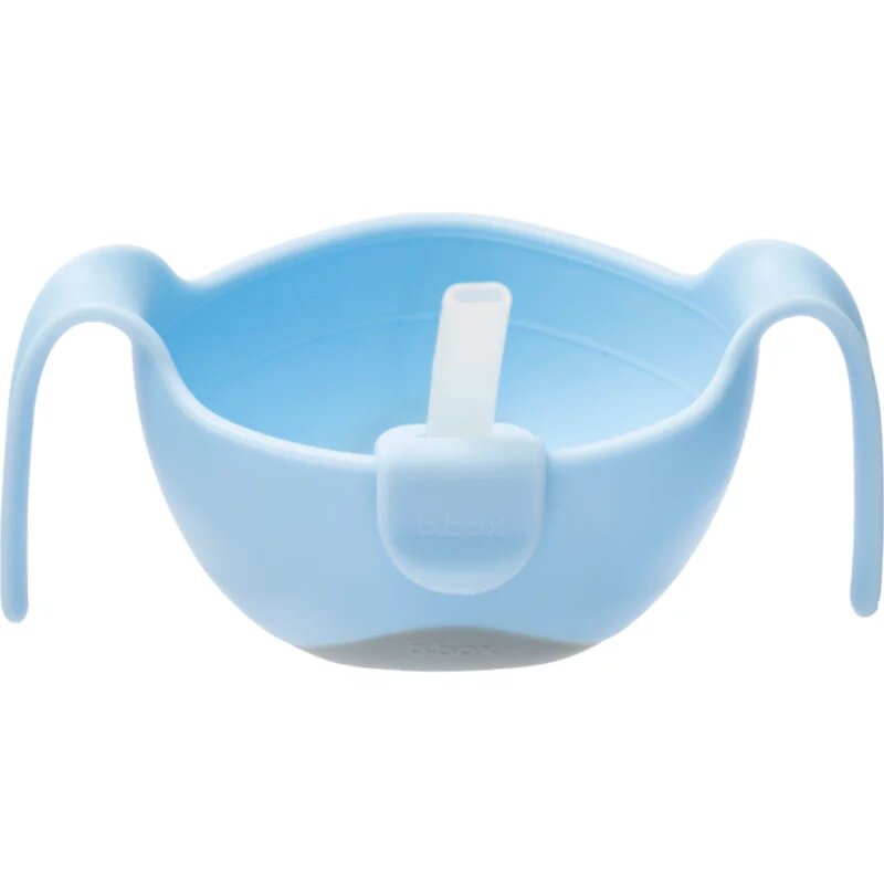 B.Box 3 in 1 Bowl & Straw skledica s slamico Bubblegum 250 ml
