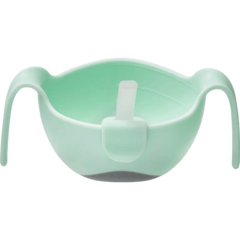 B.Box 3 in 1 Bowl & Straw skledica s slamico Pisctachio 250 ml