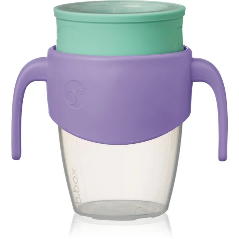 B.Box 360° Trainer Cup otroški lonček z ročaji Lilac Pop 6m+ 1 kos