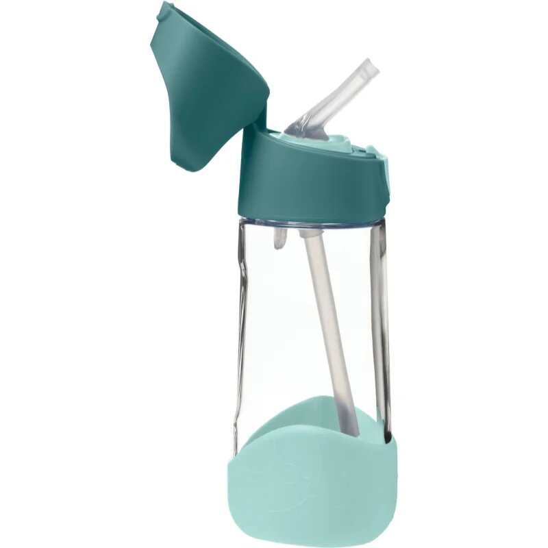 B.Box Bottle with Straw steklenička s slamico Emerald Forest 1 kos
