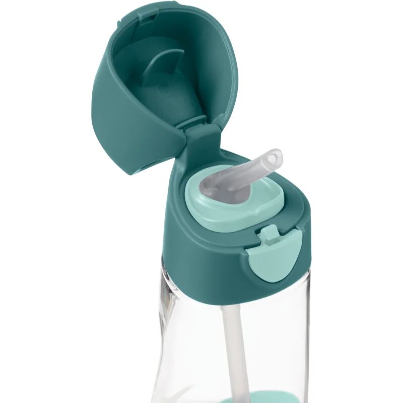 B.Box Bottle with Straw steklenička s slamico Emerald Forest 1 kos
