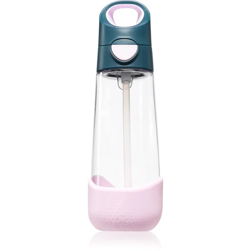 B.Box Bottle with Straw steklenička s slamico Indigo Rose 1 kos