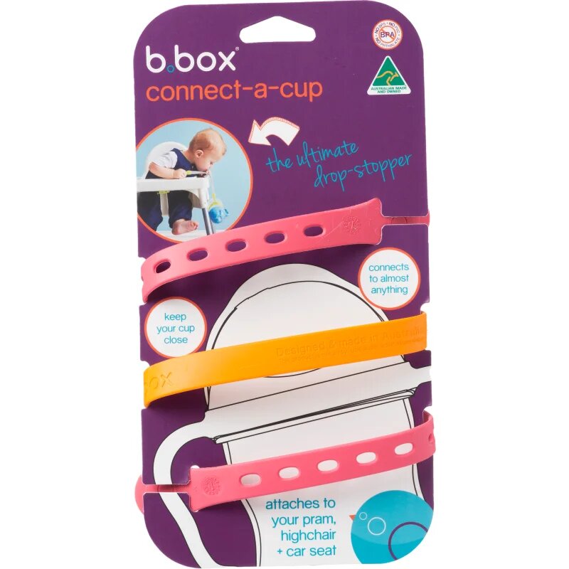 B.Box Connect a Cup univerzalen trak Strawberry Shake 69 cm