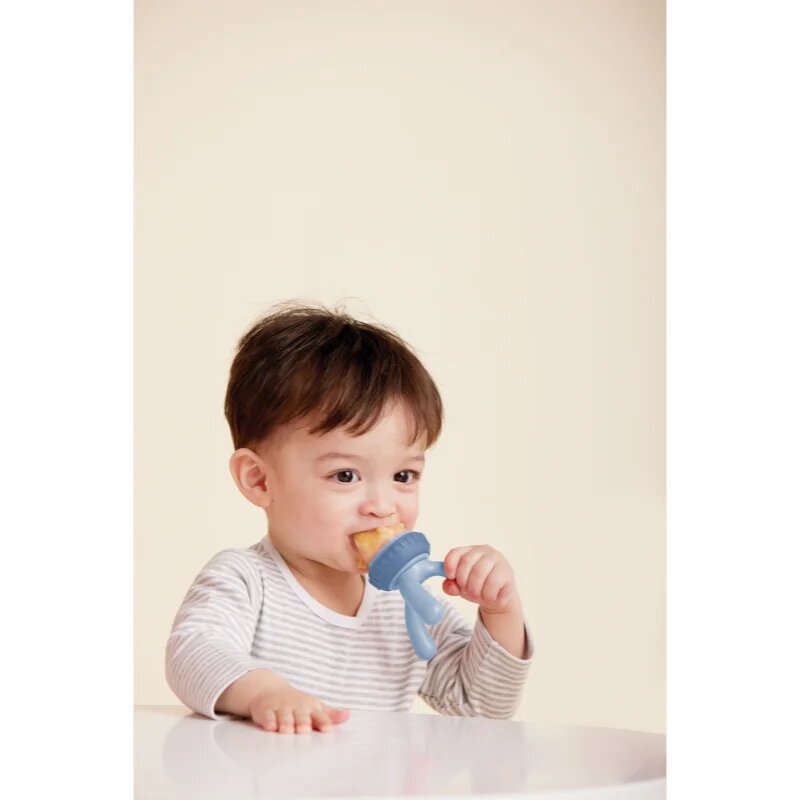 B.Box Feeder Teether duda za hranjenje in grizalo Light Blue 4m+ 1 kos