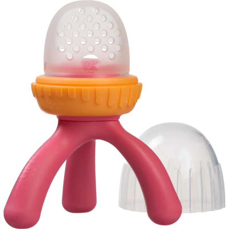 B.Box Feeder Teether duda za hranjenje in grizalo Strawberry 4m+ 1 kos