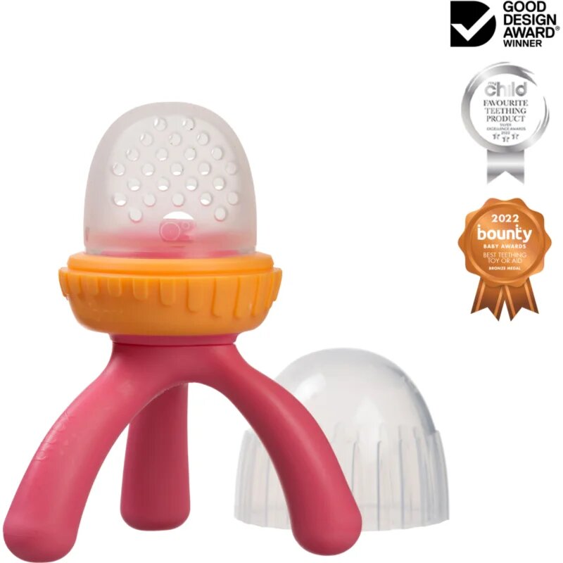 B.Box Feeder Teether duda za hranjenje in grizalo Strawberry 4m+ 1 kos