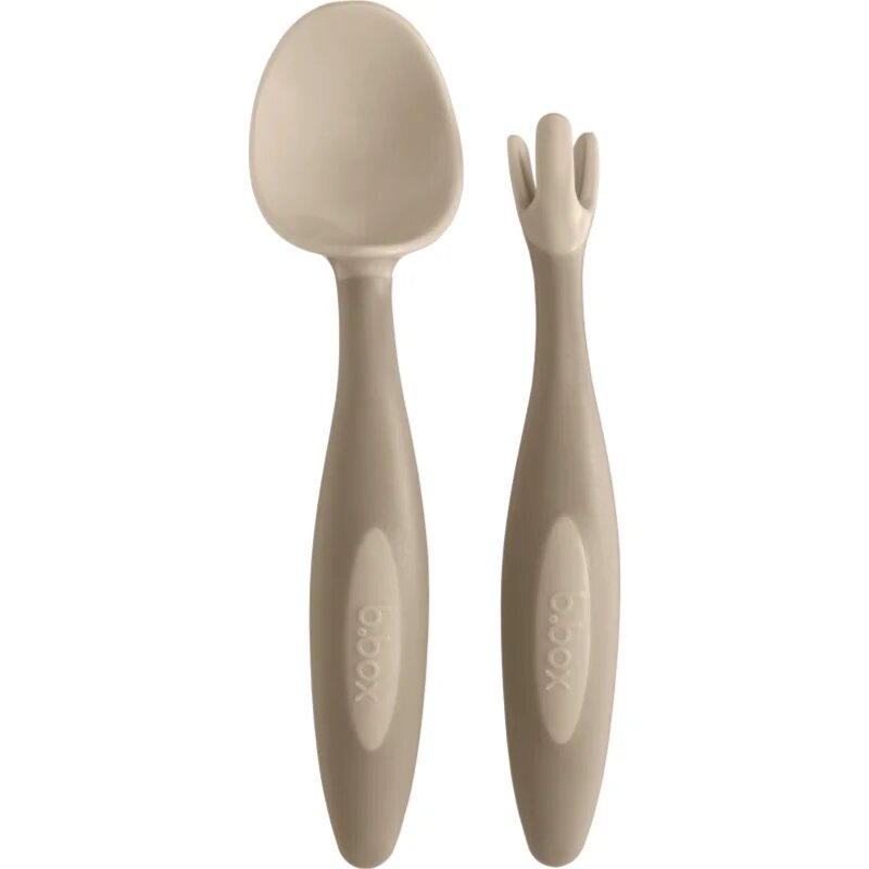 B.Box Gelato Cutlery pribor za otroke Latte 9m+ 2 kos
