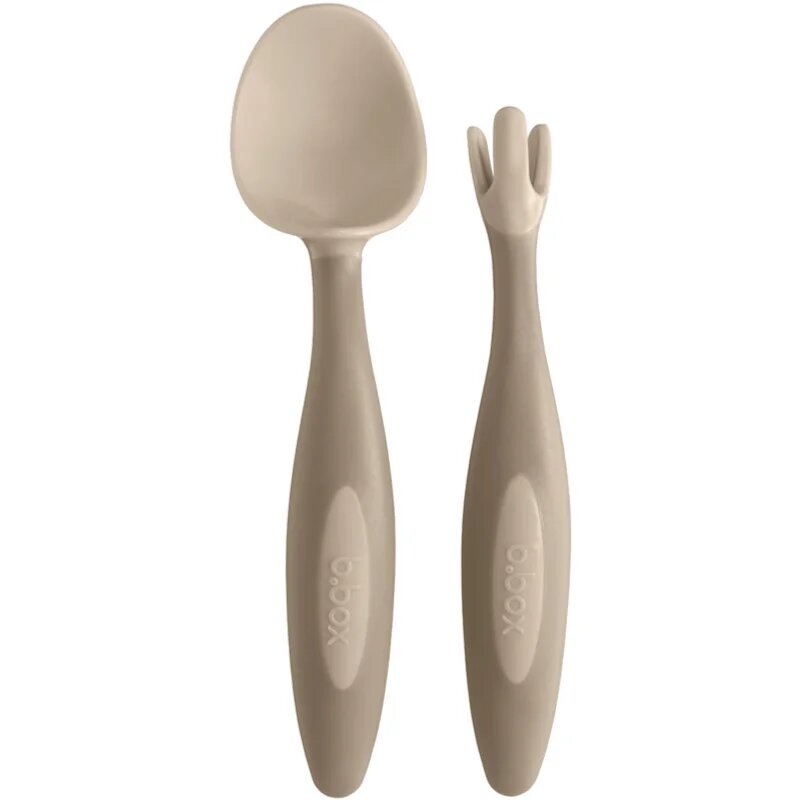 B.Box Gelato Cutlery pribor za otroke Latte 9m+ 2 kos