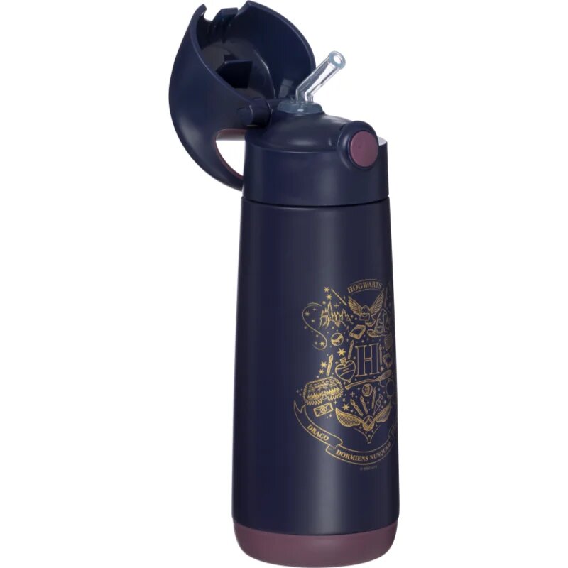B.Box Harry Potter Insulated Drink Bottle with Straw termovka s slamico 1 kos