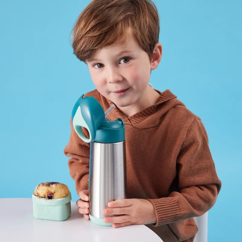 B.Box Insulated Drink Bottle termovka s slamico Emerald Forest 1 kos