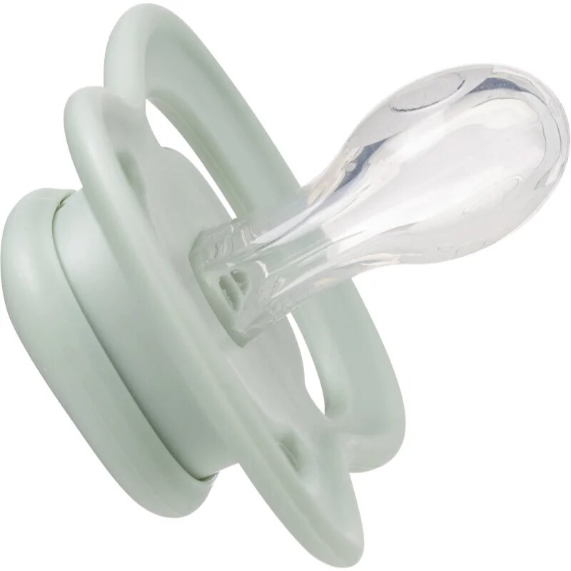 B.Box Silicone 0-6m duda Sage/Vanilla 2 kos
