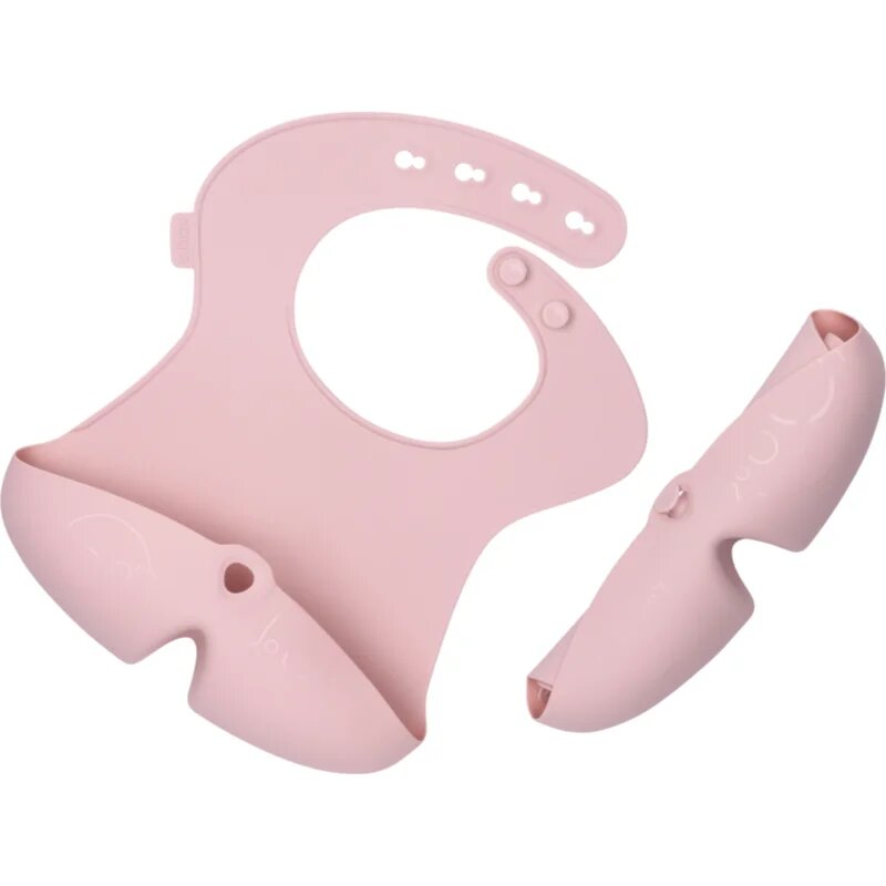 B.Box Silicone Bib slinček Blush 4m+ 1 kos