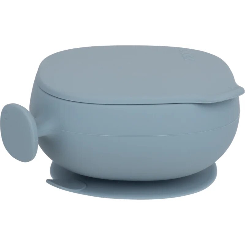 B.Box Silicone Bowl silikonska posoda s pokrovčkom Blue 300 ml