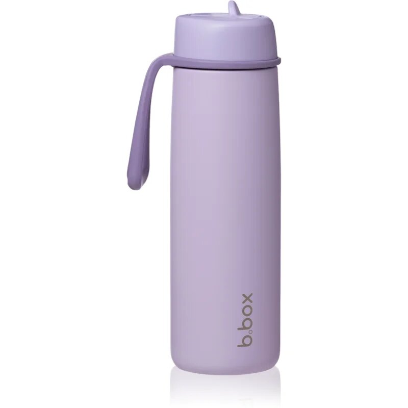 B.Box Stainless Steel Thermos Bottle termovka s slamico Lilac Love 1 kos