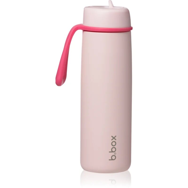 B.Box Stainless Steel Thermos Bottle termovka s slamico Pink Paradise 1 kos