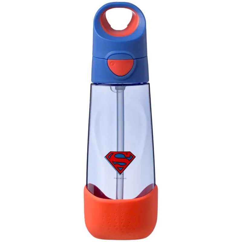 B.Box Superman steklenička s slamico 600 ml