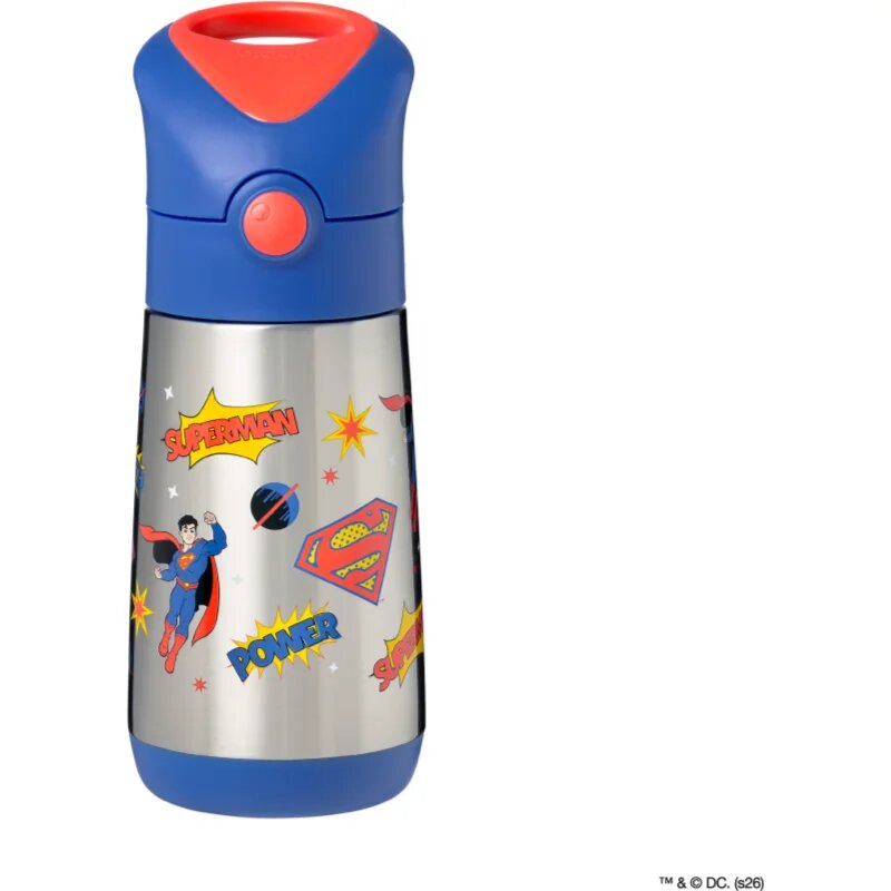 B.Box Superman termovka s slamico 350 ml