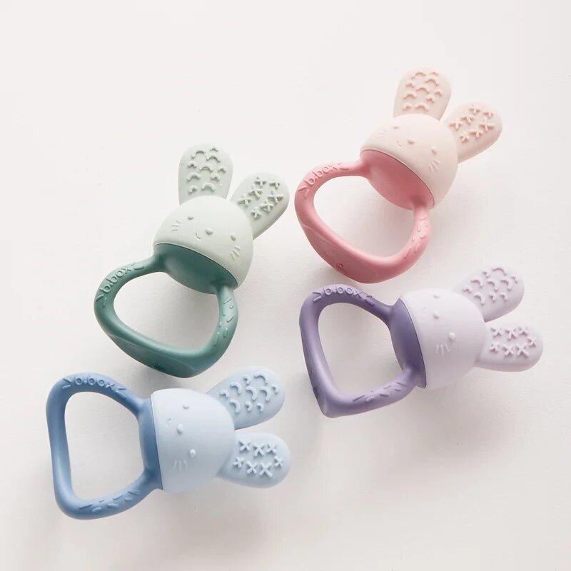 B.Box Teether grizalo s hladilnim učinkom Blush 1 kos