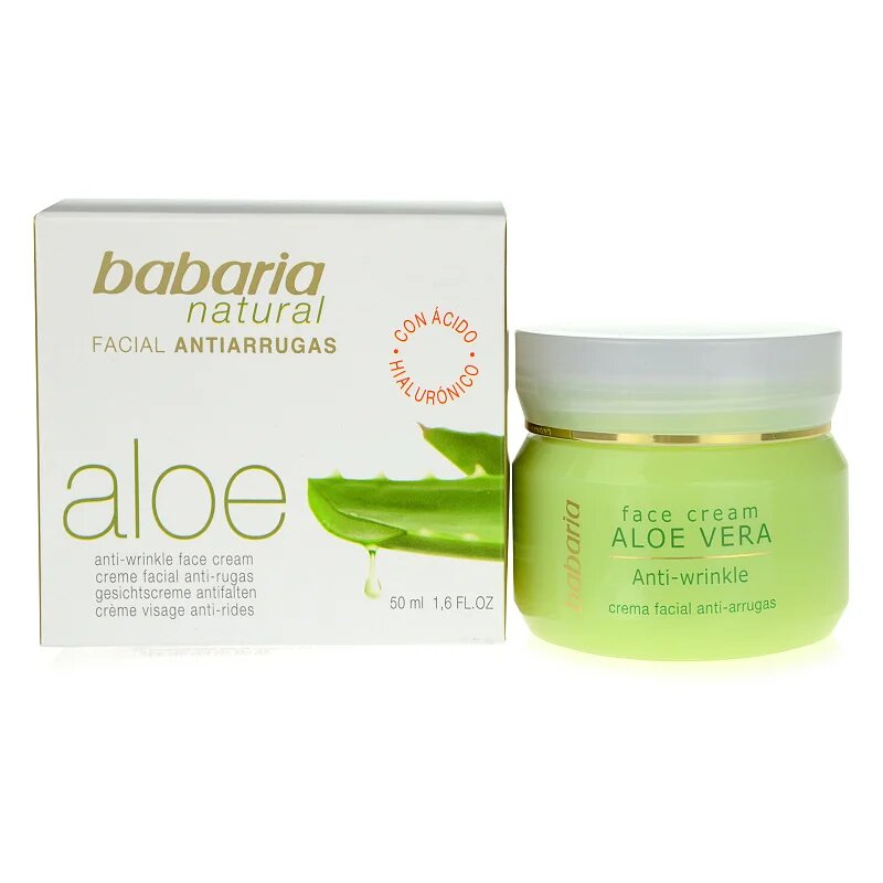 Babaria Aloe Vera krema za obraz z aloe vero 50 ml