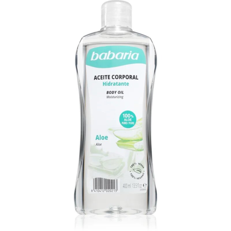 Babaria Aloe Vera vlažilno olje za telo z aloe vero 400 ml