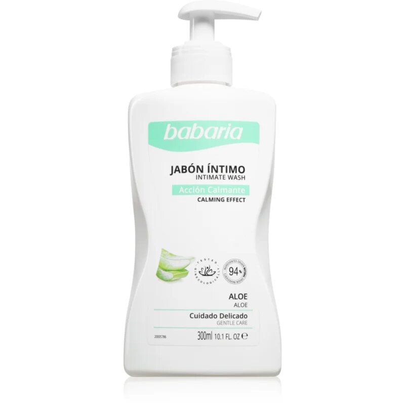 Babaria Aloe Vera ženski gel za prhanje za intimno higieno z aloe vero 300 ml