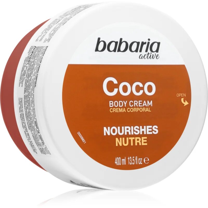 Babaria Coconut krema za telo za zelo suho kožo 400 ml