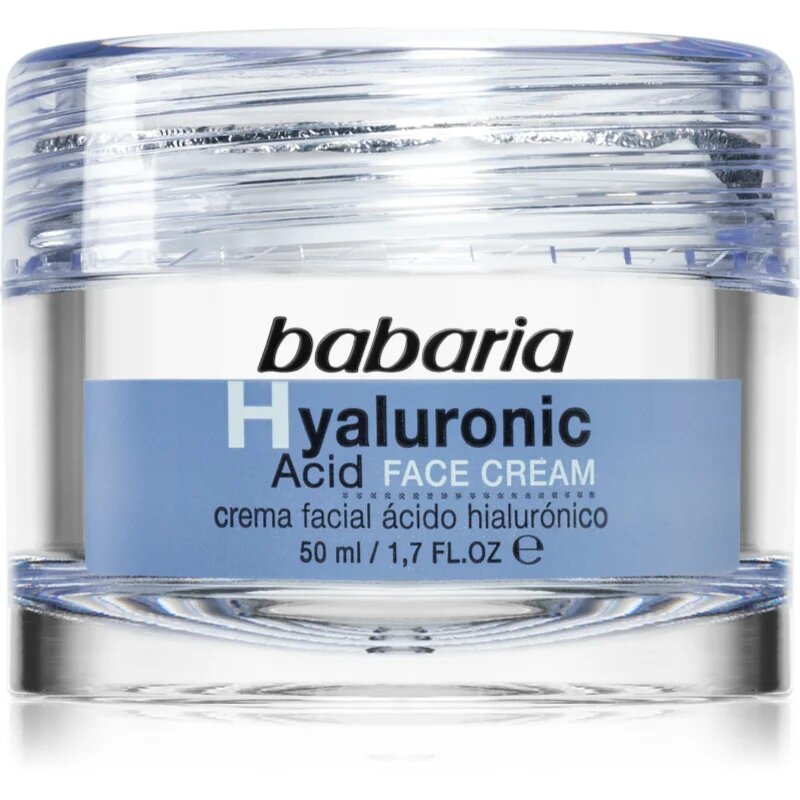 Babaria Hyaluronic Acid vlažilna krema za obraz 50 ml