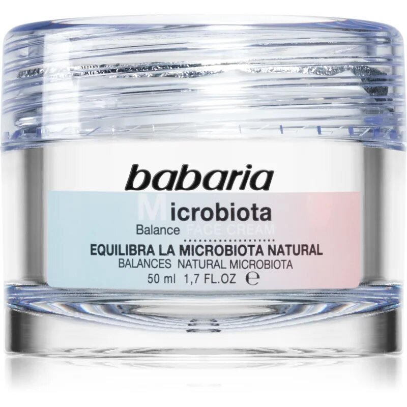 Babaria Microbiota Balance vlažilna krema za občutljivo kožo s prebiotiki 50 ml