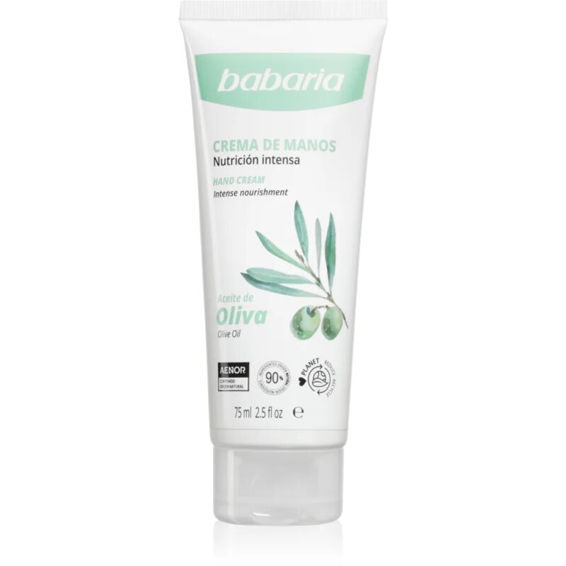 Babaria Olive krema za roke z oljčnim oljem 75 ml